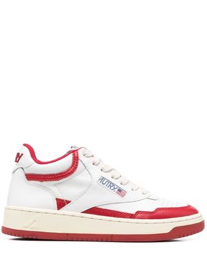 Autry Open logo high-top sneakers - White