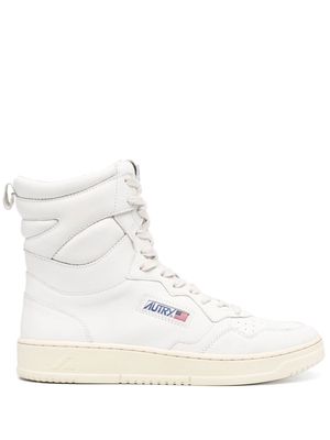Autry panelled-design hi-top sneakers - White