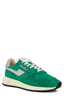 AUTRY Reelwind Sneaker in Nylon/White/Green