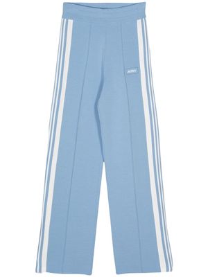 Autry stripped knitted track pants - Blue
