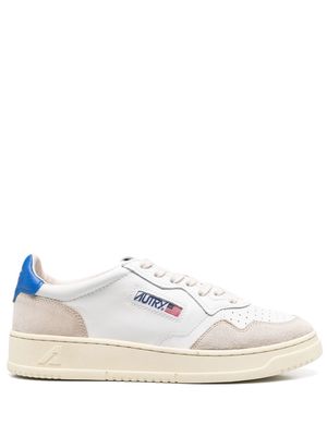 Autry suede panelled sneakers - White