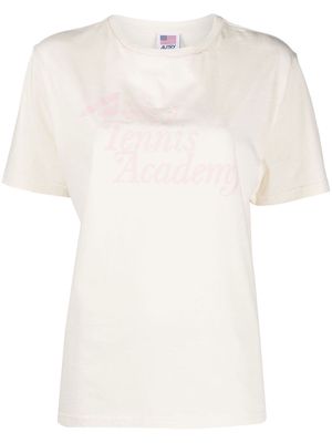 Autry Tennis Academy-print T-shirt - White