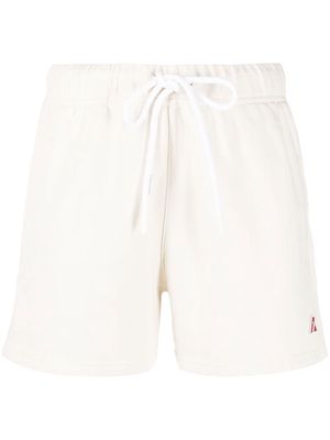 Autry Tennis logo-patch shorts - White