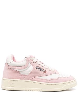 Autry two-tone suede sneakers - Pink