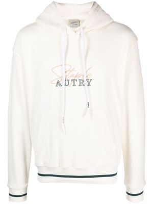 Autry x Jeff Staple logo-embroidered hoodie - White