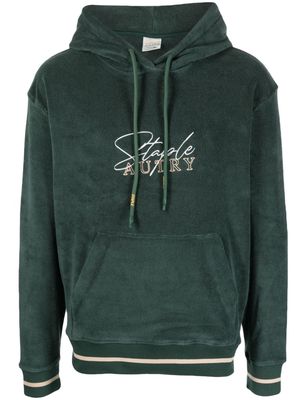 Autry x Staple logo-embroidered hoodie - Green