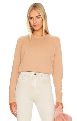 Autumn Cashmere Boyfriend Sweater in Brown
