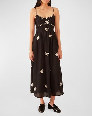 Autumn Western Star Maxi Dress