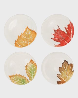 Autunno Assorted Canape Plates, Set of 4