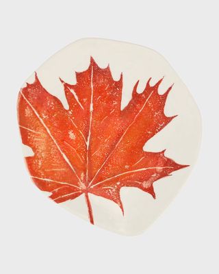 Autunno Maple Leaf Salad Plate