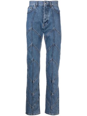 AV Vattev mid-rise straight-leg jeans - Blue