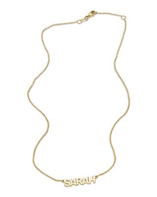 Ava 14k Gold Cutout Name Necklace