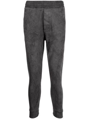 Avant Toi dirty-effect track trousers - Grey