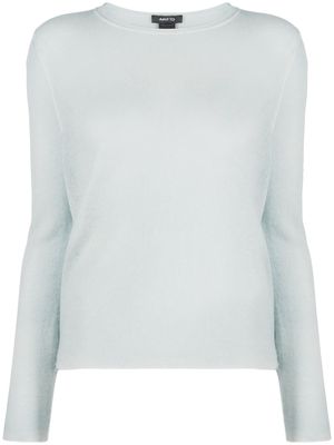 Avant Toi distressed-effect cashmere jumper - Blue