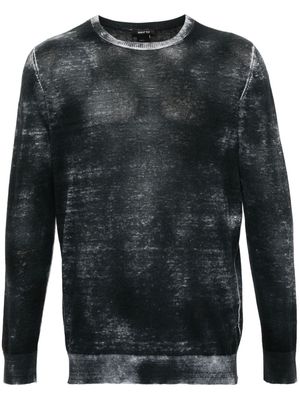 Avant Toi fine-knit jumper - Grey