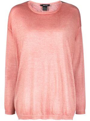 Avant Toi floral-print long-sleeved blouse - Pink