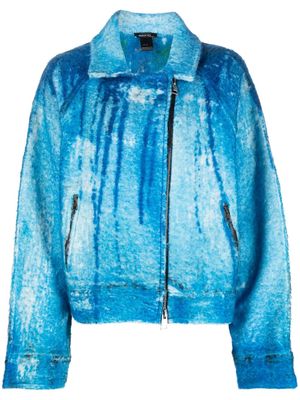 Avant Toi Liquid Art-print jacket - Blue