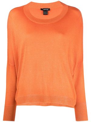 Avant Toi long-sleeve knitted jumper - Orange