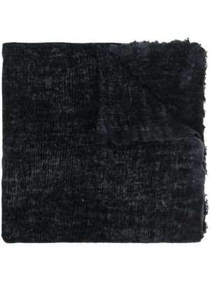 Avant Toi marl-knit merino scarf - Black