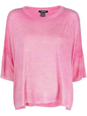Avant Toi relaxed-fit ribbed T-shirt - Pink