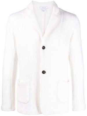 Avant Toi single-breasted cashmere blazer - White