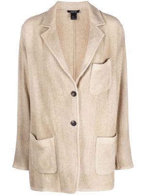 Avant Toi single-breasted cashmere-wool blazer - Neutrals