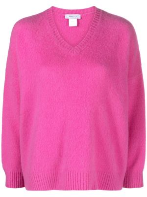 Avant Toi V-neck cashmere jumper - Pink