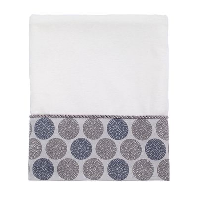 Avanti Dotted Circles in White Bath Towel