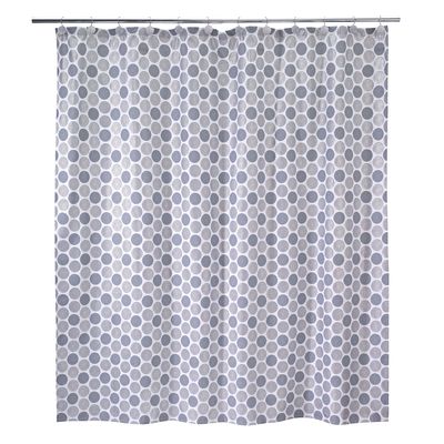 Avanti Dotted Circles Shower Curtain in