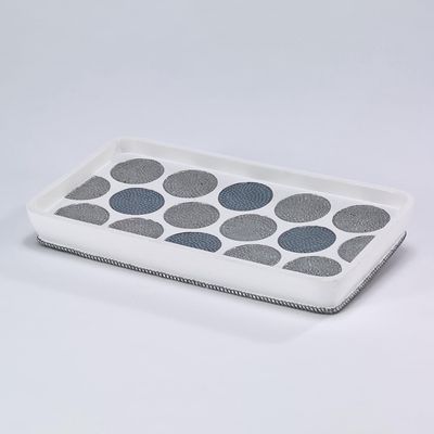 Avanti Dotted Circles Tray in White