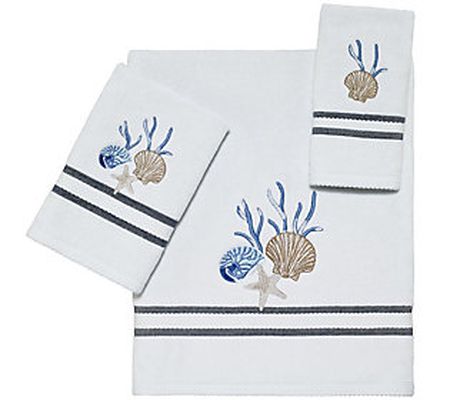 Avanti Linens Blue Lagoon 3 Pc Towel Set