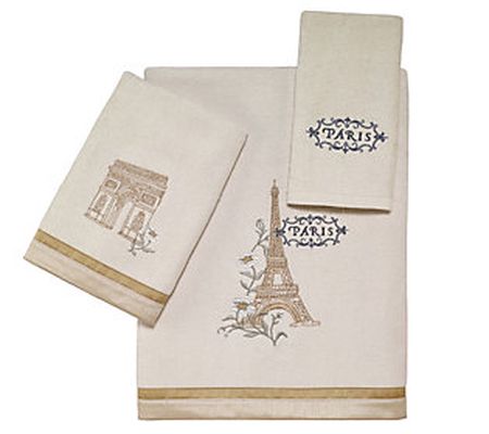Avanti Linens Paris Botanique 3-Piece Towel Set