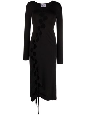 AVAVAV cut out-detail maxi dress - Black