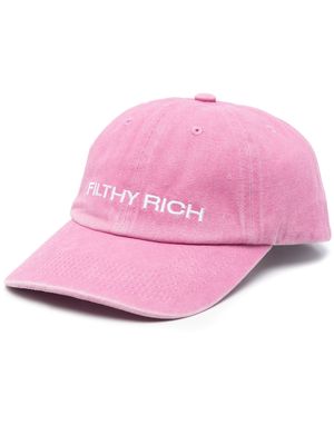 AVAVAV embroidered-logo cotton cap - Pink