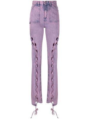 AVAVAV mid-rise straight-leg jeans - Purple