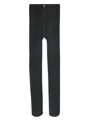 AVAVAV monogram-pattern leggings - Black