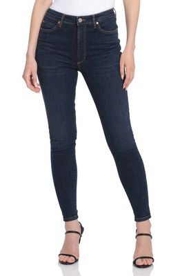Avec Les Filles High Waist Skinny Jeans in Deep Night Wash