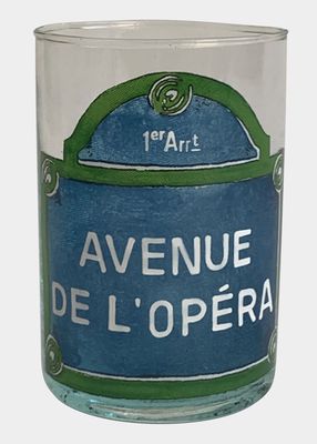 Avenue De Lopera Drinking Glass
