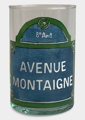 Avenue Montaigne Drinking Glass