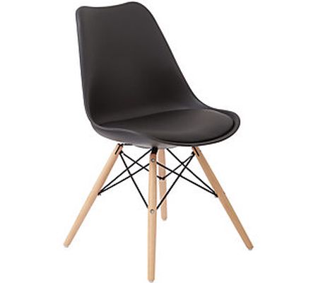 Avenue Six Guest Chair with Natural Wood Base - Allen