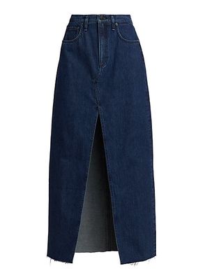 Avery Denim Maxi Skirt