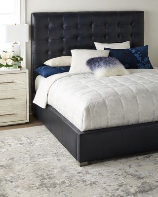 Avery Leather King Bed