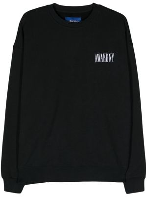 Awake NY Awake cotton sweatshirt - Black