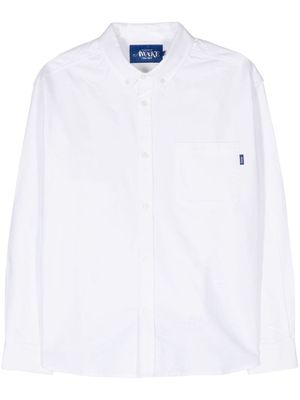 Awake NY button-down collar cotton shirt - White