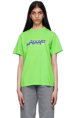 Awake NY Green Printed T-Shirt