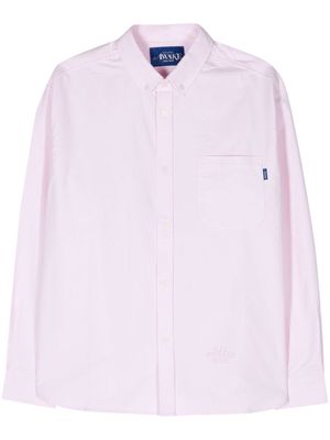 Awake NY logo-embroidered piqué shirt - Pink