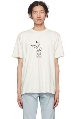 Awake NY Off-White Bunny T-Shirt