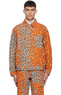 Awake NY Orange Cotton Jacket