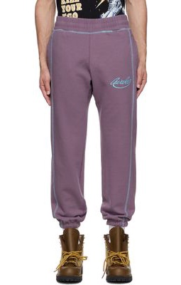Awake NY Purple Cotton Lounge Pants