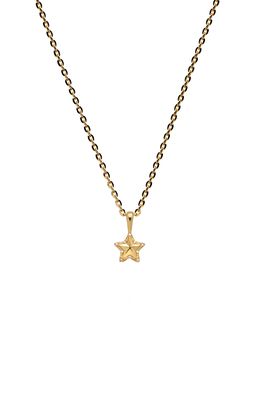 Awe Inspired Diamond Star Necklace in Gold Vermeil